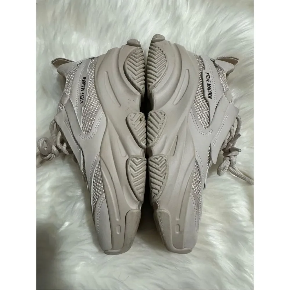 Steve Madden Possession trainers in Greige sneakers 6.5